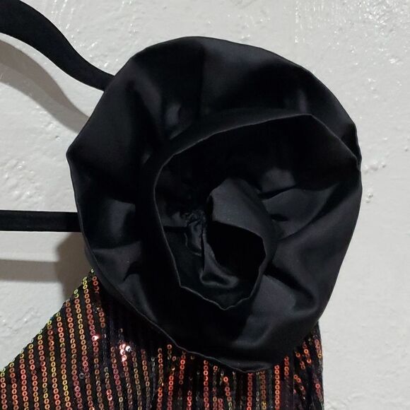 Miss Ord One Shoulder Sequin Maxi Dress Prom Evening - Picture 4 of 12